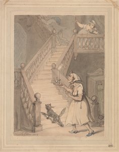 炎の乙女おばさん 作： Thomas Rowlandson